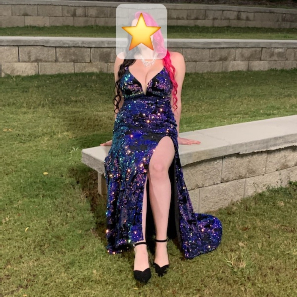 Cinderella Divine,Stunning Sequin Evening Gown